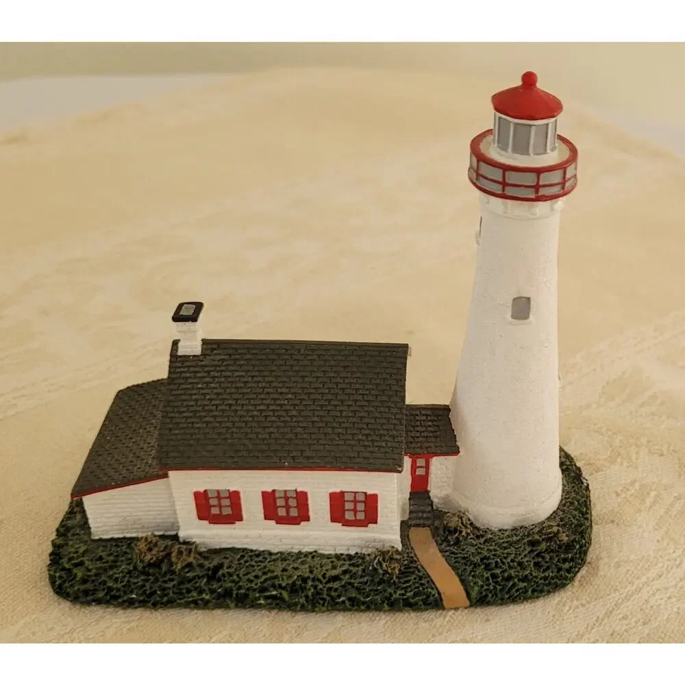 LEFTON Lighthouses/3 -Point Betsie MI-Sturgeon Point MI-Peggys Cove Nova Scotia